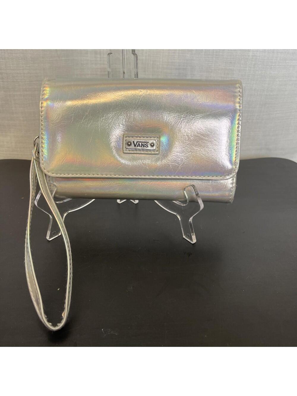 Vans Iridescent Wristlet Wallet 6 1/2 X 4 1/4”